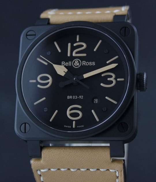 (image for) LIKE NEW BELL & ROSS Black Carbon Heritage BR 03-92 / 42mm